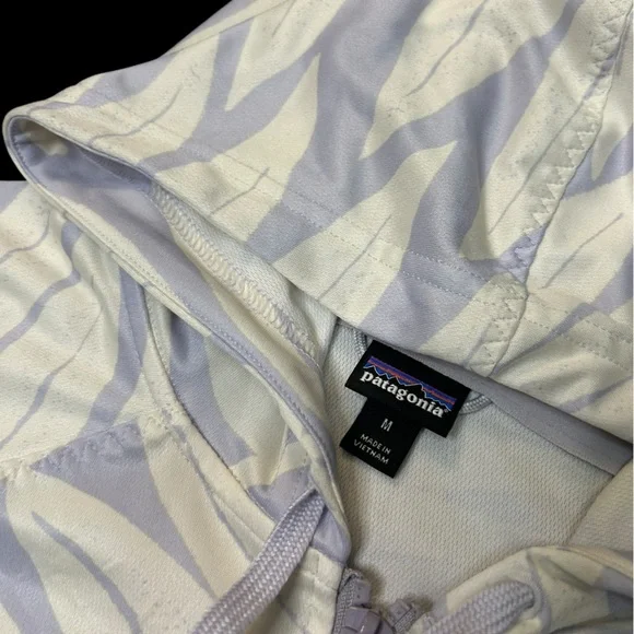 Patagonia Coastal Hideaway‎ Lightweight Suncover Hoody Zip Up Womens M purple - Picture 2 of 9